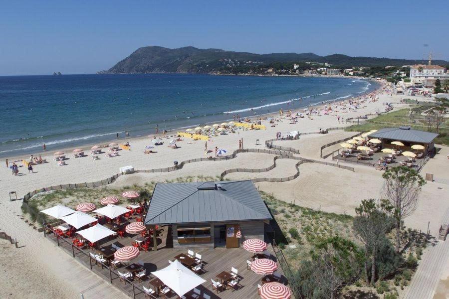 Villa-Chateau Les Terrasses - Tamaris, Plage Des Sablettes, Mer Au Bas De La Propriete ラ・セーヌ・シュル・メール エクステリア 写真