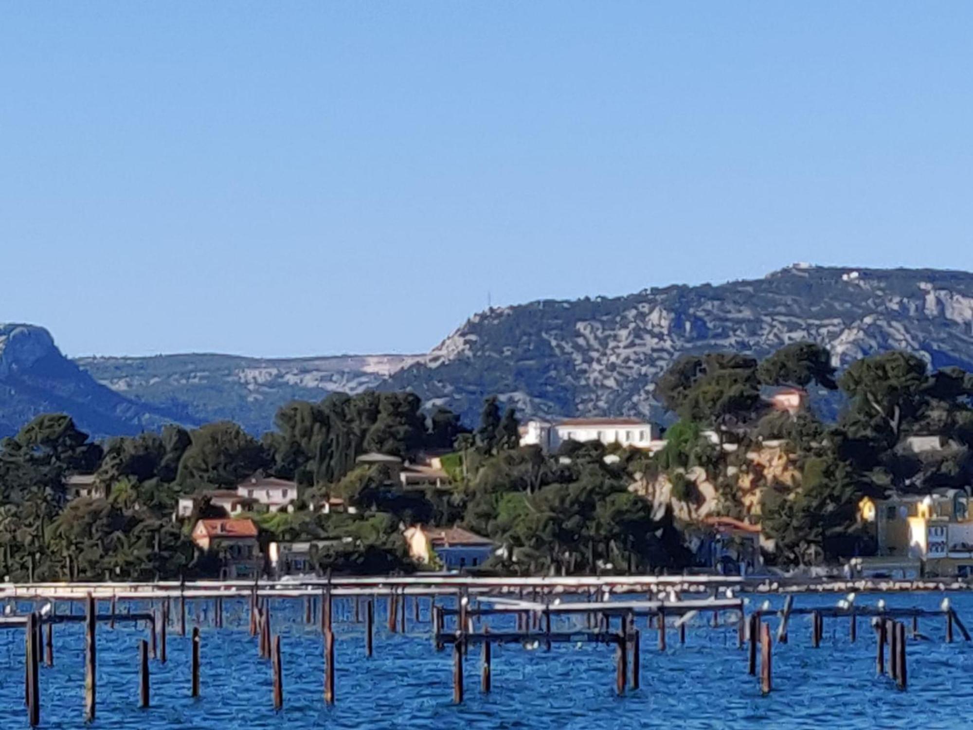 Villa-Chateau Les Terrasses - Tamaris, Plage Des Sablettes, Mer Au Bas De La Propriete ラ・セーヌ・シュル・メール エクステリア 写真