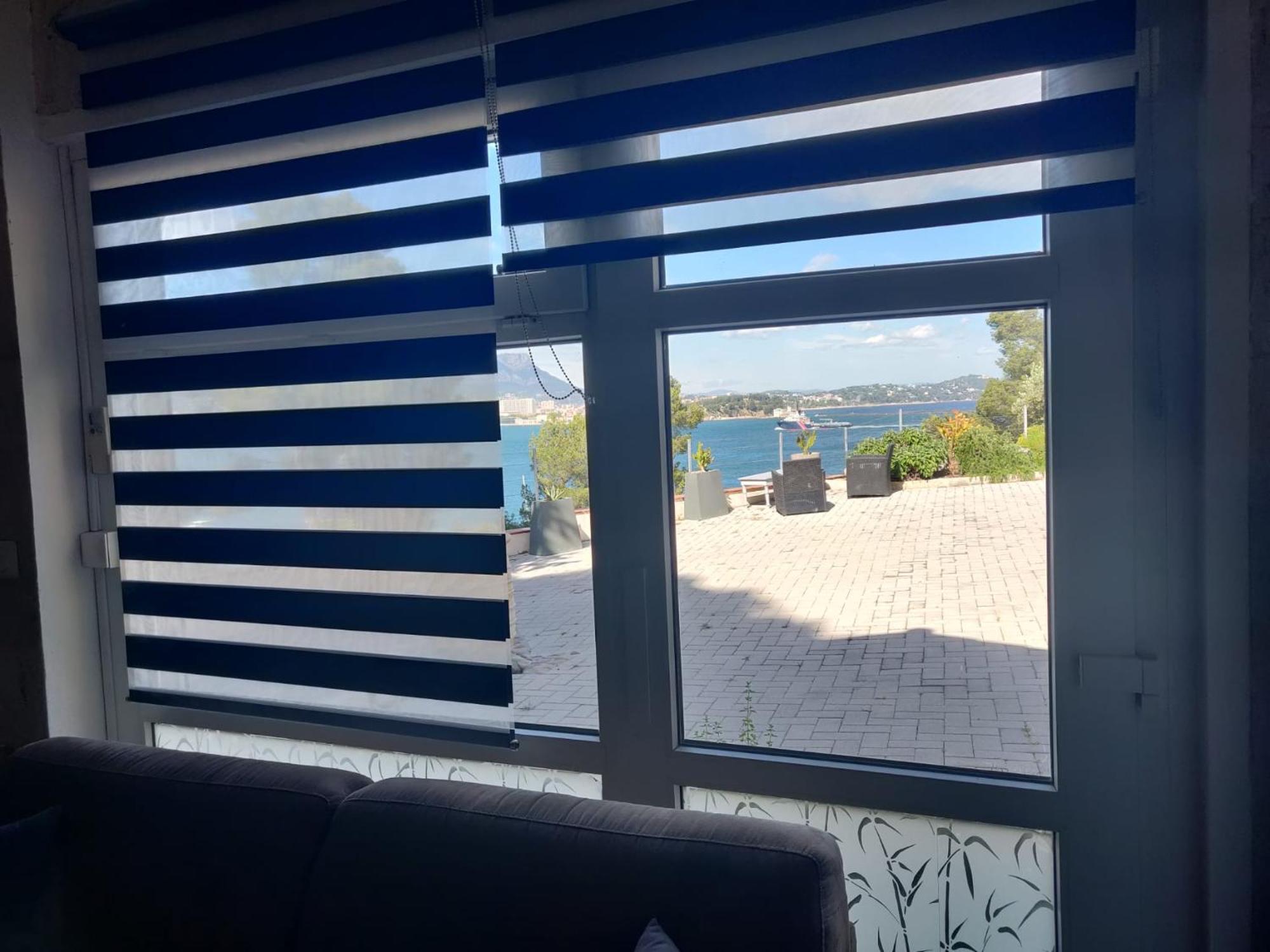 Villa-Chateau Les Terrasses - Tamaris, Plage Des Sablettes, Mer Au Bas De La Propriete ラ・セーヌ・シュル・メール エクステリア 写真