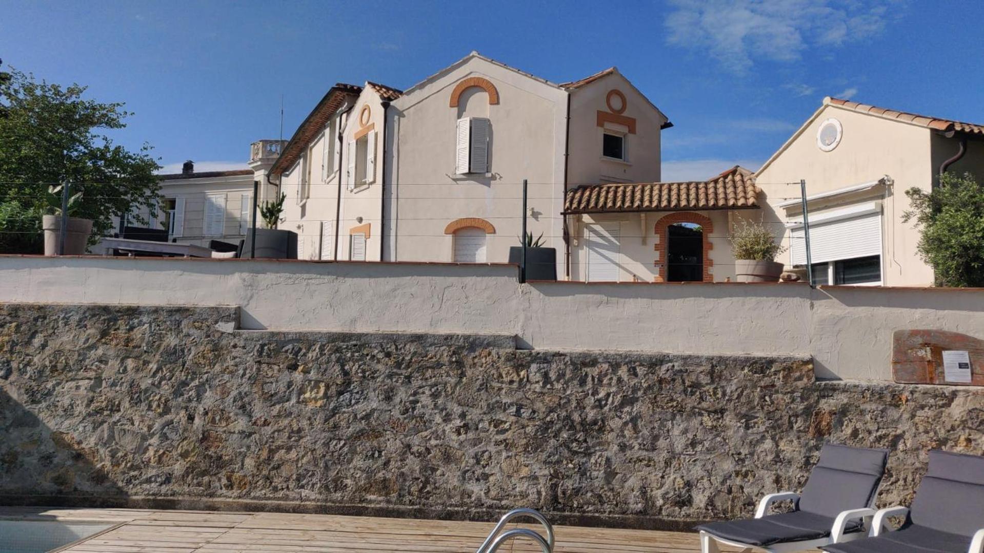Villa-Chateau Les Terrasses - Tamaris, Plage Des Sablettes, Mer Au Bas De La Propriete ラ・セーヌ・シュル・メール エクステリア 写真